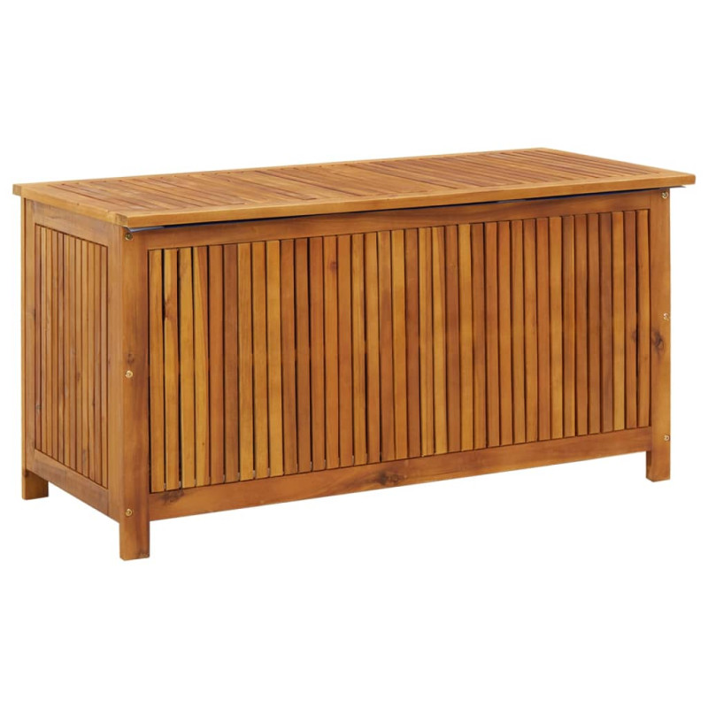 Boîte de rangement de jardin 113x50x58 cm Bois d acacia solide