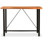 Table de bar Bois massif d Acacia 150x70x107 cm