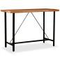 Table de bar Bois massif d Acacia 150x70x107 cm