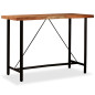 Table de bar Bois massif d Acacia 150x70x107 cm