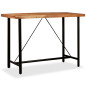 Table de bar Bois massif d Acacia 150x70x107 cm