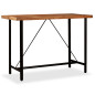 Table de bar Bois massif d Acacia 150x70x107 cm