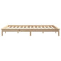 Cadre de lit sans matelas 160x200 cm bois massif