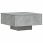 Table basse gris béton 60x60x31,5 cm bois d ingénierie