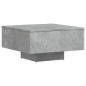 Table basse gris béton 60x60x31,5 cm bois d ingénierie