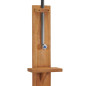 Douche de jardin 75x75x210 cm bois de teck solide