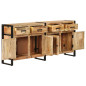 Buffet 172x35x80 cm Bois de manguier massif