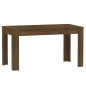 Table à dîner Chêne marron 140x74,5x76 cm Bois d ingénierie