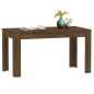 Table à dîner Chêne marron 140x74,5x76 cm Bois d ingénierie