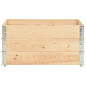 Colliers de palette 3 pcs 80x120 cm Bois de pin solide