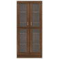 Armoire à vitrine Chêne brun 82,5x30,5x185,5cm Bois ingénierie