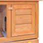 Clapier d extérieur Enclos pour petits animaux 1 porte Bois 