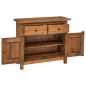 Buffet bois d acajou massif 75x30x65 cm