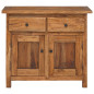 Buffet bois d acajou massif 75x30x65 cm