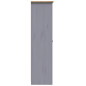 Garde robe 3 portes Gris 118x50x171,5 cm Pin Assortiment Panama