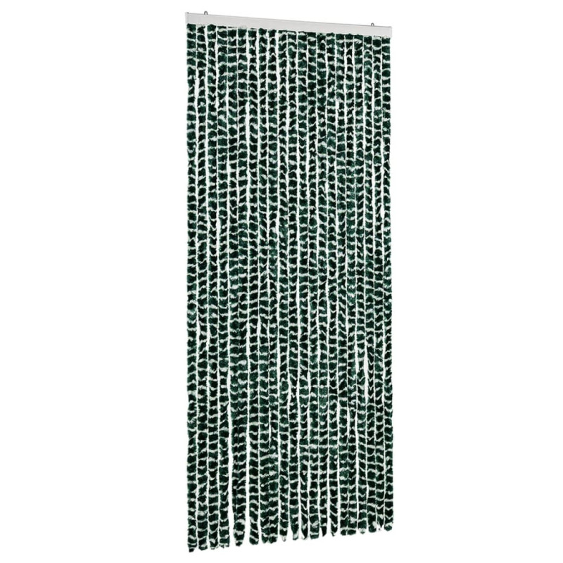 Moustiquaire Vert et blanc 90x220 cm Chenille