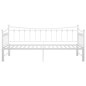 Cadre de canapé lit extensible sans matelas blanc 90x200 cm