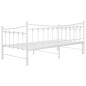 Cadre de canapé lit extensible sans matelas blanc 90x200 cm