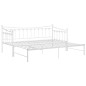 Cadre de canapé lit extensible sans matelas blanc 90x200 cm