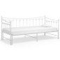 Cadre de canapé lit extensible sans matelas blanc 90x200 cm