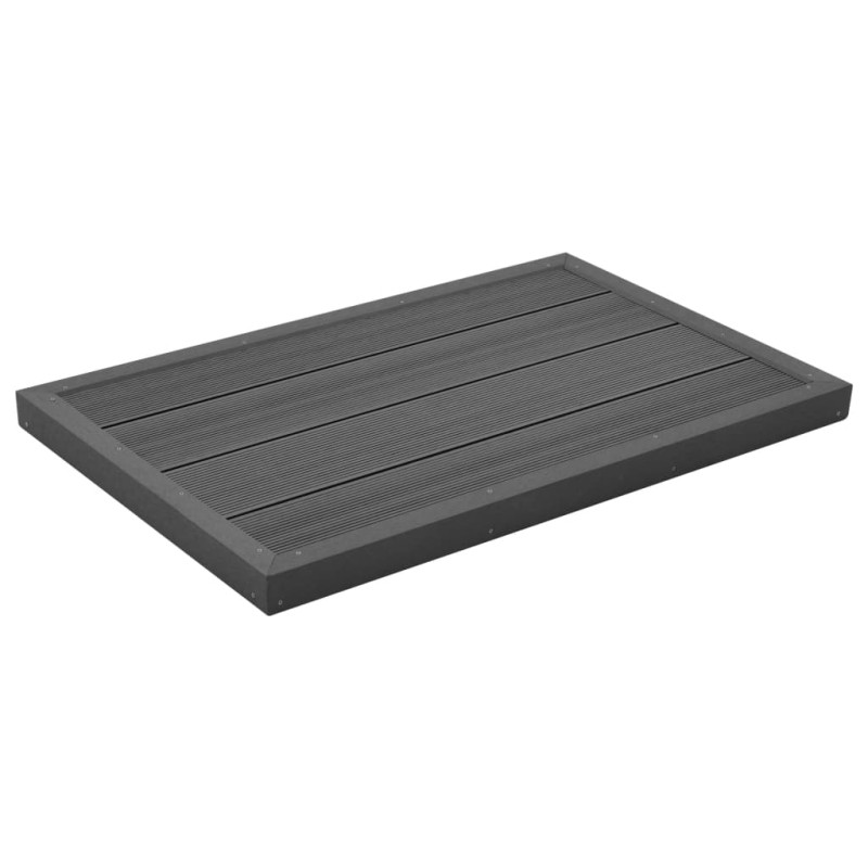 Élément de plancher pour douche solaire échelle de piscine WPC