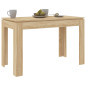 Table à manger Chêne sonoma 120x60x76 cm Bois d ingénierie