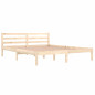 Cadre de lit sans matelas bois massif de pin 160x200 cm