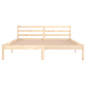 Cadre de lit sans matelas bois massif de pin 160x200 cm