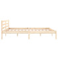 Cadre de lit sans matelas bois massif de pin 160x200 cm