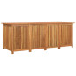 Boîte de rangement de jardin 200x80x75 cm bois massif d acacia 