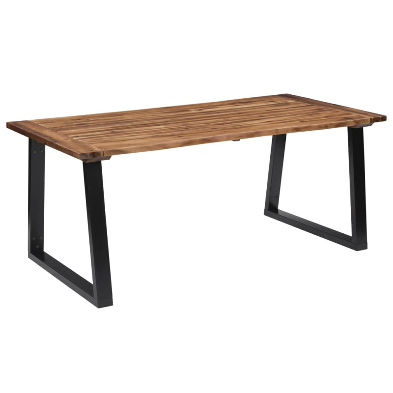 Table à manger Bois d acacia massif 180x90 cm 