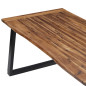 Table à manger Bois d acacia massif 180x90 cm 