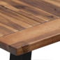 Table à manger Bois d acacia massif 180x90 cm 