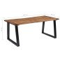 Table à manger Bois d acacia massif 180x90 cm 