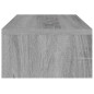 Support de moniteur Sonoma gris 42x24x13 cm Bois d ingénierie