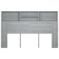 Armoire de tête de lit Sonoma gris 160x19x103,5 cm