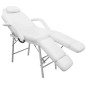 Fauteuil pour traitement facial Similicuir 185x78x76 cm Blanc