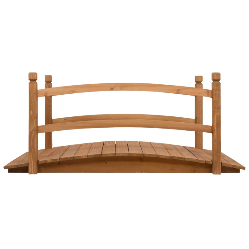 Pont de jardin 140x60x60 cm Bois de sapin massif