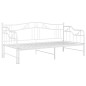 Cadre de canapé lit extensible sans matelas blanc 90x200 cm