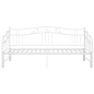 Cadre de canapé lit extensible sans matelas blanc 90x200 cm