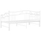 Cadre de canapé lit extensible sans matelas blanc 90x200 cm