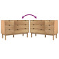 Commode OTTA 111x43x73,5 cm bois de pin massif