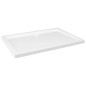 Receveur de douche rectangulaire ABS Blanc 80x110 cm