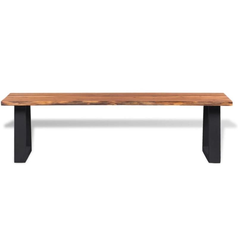 Banc en bois d acacia massif 160 cm