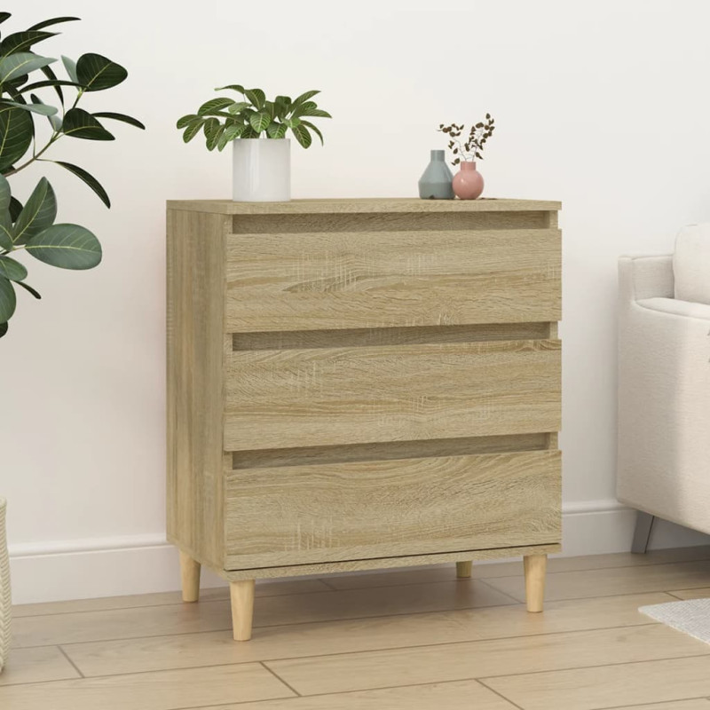 Buffet Chêne sonoma 60x35x70 cm Bois d ingénierie