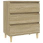 Buffet Chêne sonoma 60x35x70 cm Bois d ingénierie