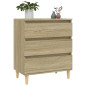 Buffet Chêne sonoma 60x35x70 cm Bois d ingénierie