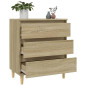 Buffet Chêne sonoma 60x35x70 cm Bois d ingénierie