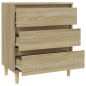 Buffet Chêne sonoma 60x35x70 cm Bois d ingénierie