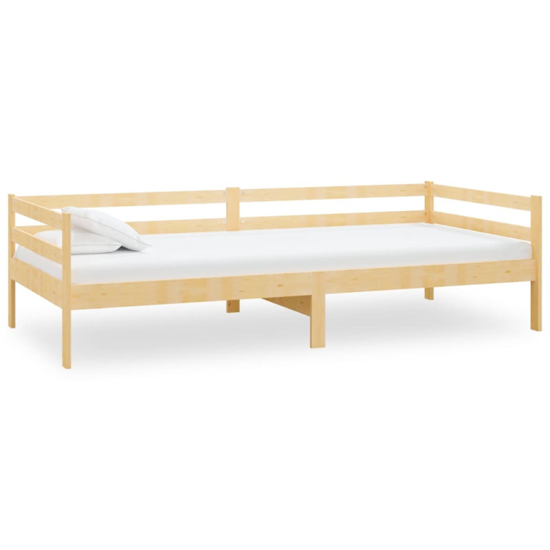 Lit de jour sans matelas bois de pin massif 90x200 cm